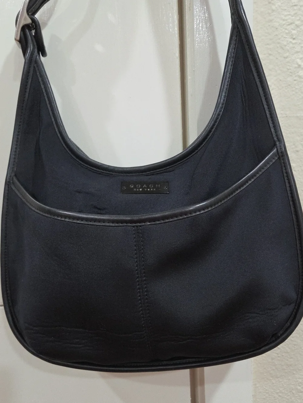 Coach F8C-6203 Black Neoprene ERGO Hobo Bag